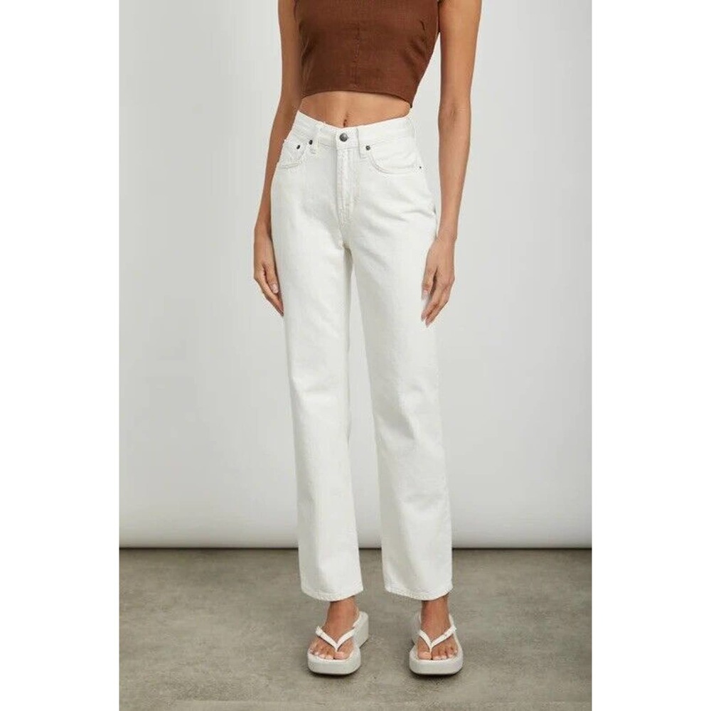 Rails White Straight Leg Jeans